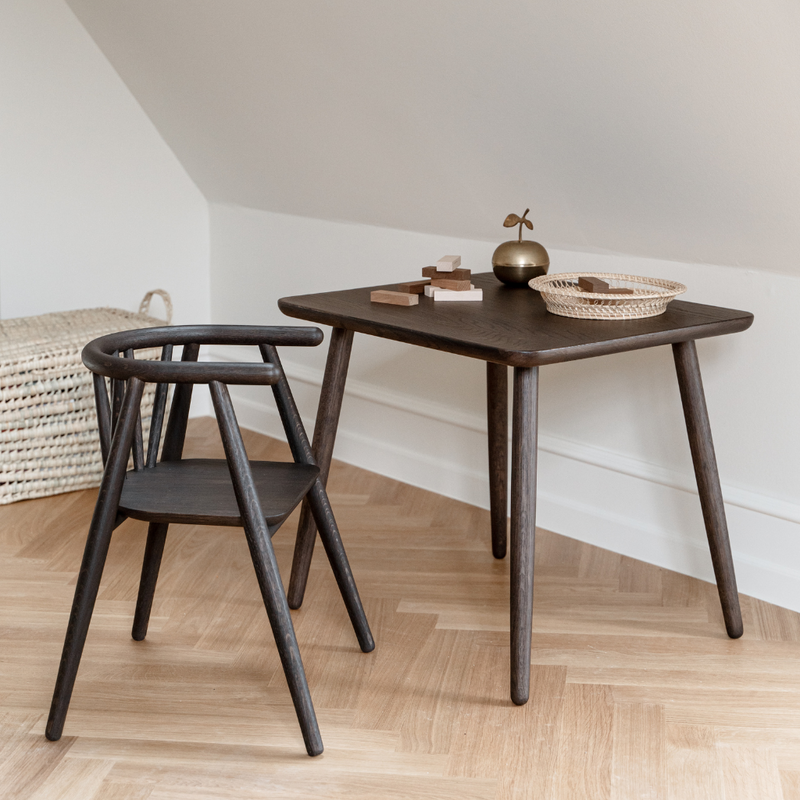 Asta Børnebord - røget eg