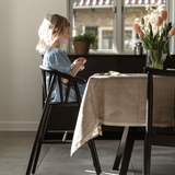Saga Højstol - sortlakeret eg