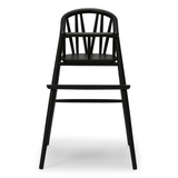 Saga High Chair - Black Stained Oak