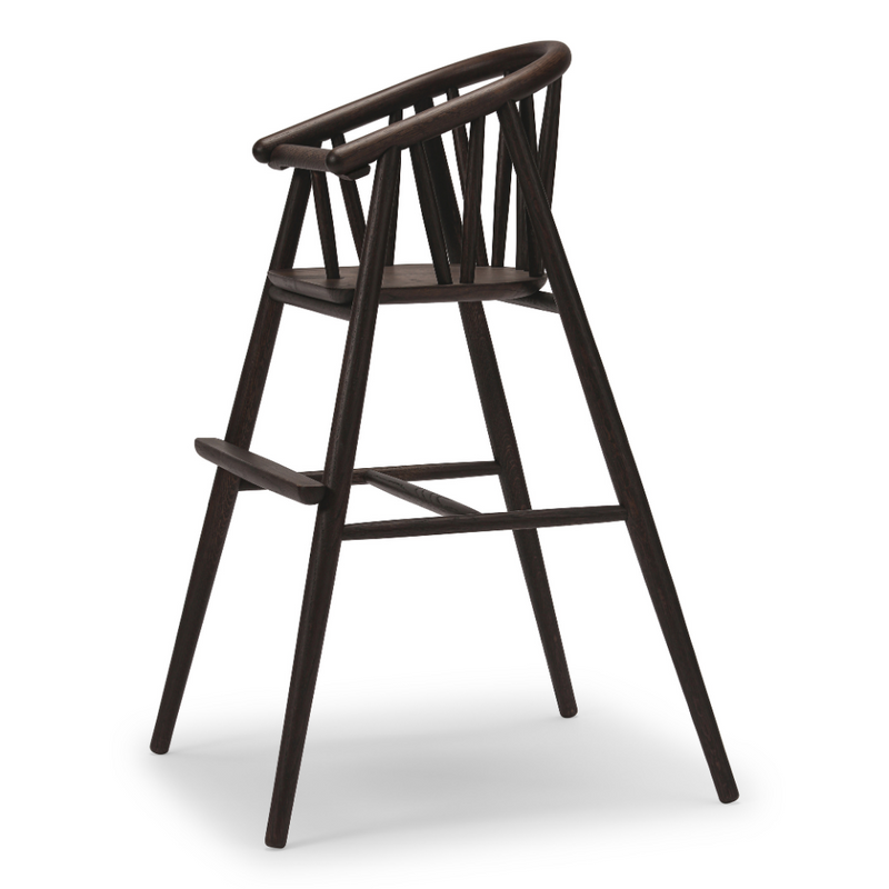 Saga High Chair - Smoked Oak