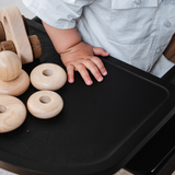 Smilla Toddler-stol - sortbejdset eg