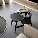 Smilla Toddler-stol - sortbejdset eg